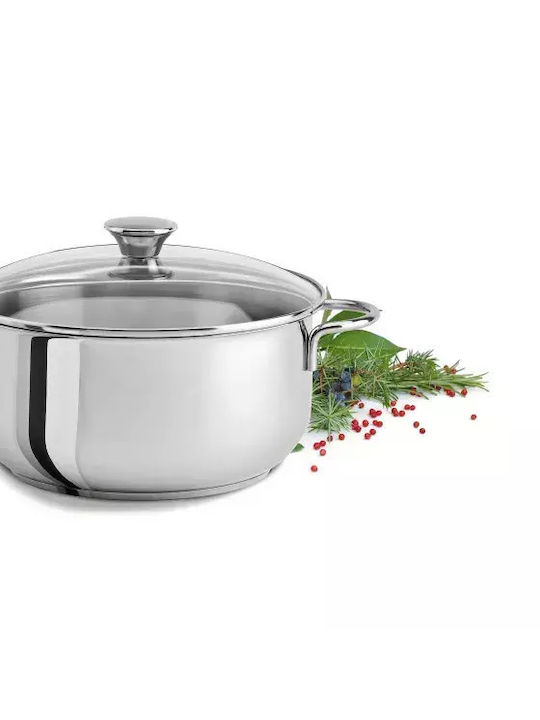 Cristel Master Βαθιά Ανοξείδωτη Κατσαρόλα 16cm