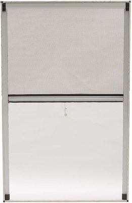 Bormann BPN3300 Moskitonetz Fenster Vertikale Bewegung Weiß aus Fiberglas 160x120cm 027287