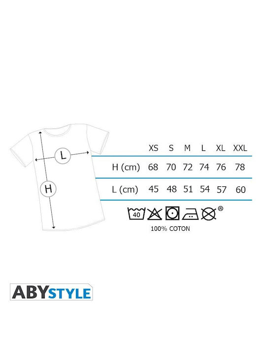 Abysse T-shirt Harry Potter "9 3/4" σε Γκρι χρώμα