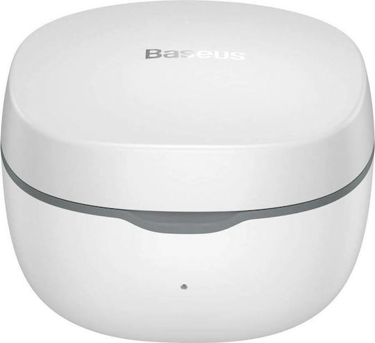 Baseus WM01 BT 5.3 In-ear Bluetooth Handsfree Earphones with Charging Case White
