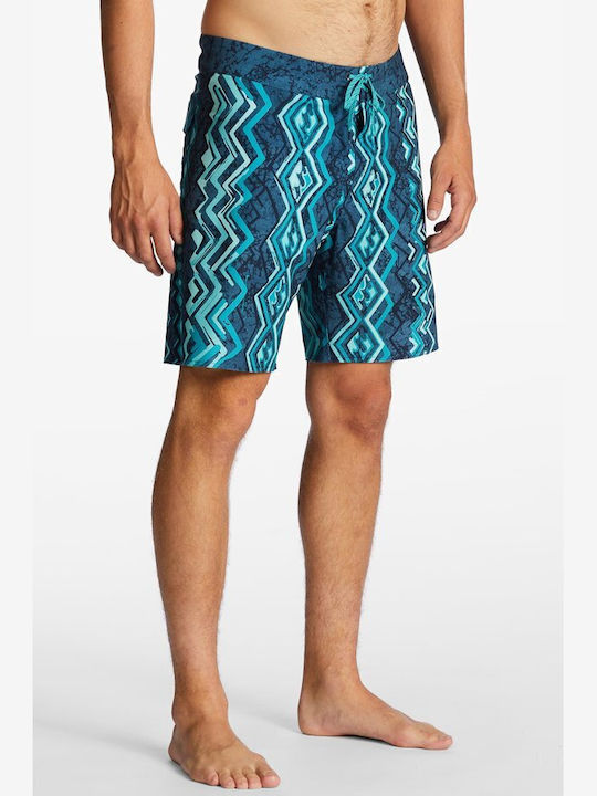 Billabong Sundays Airlite Performance Herren Badebekleidung Shorts Blau mit Mustern