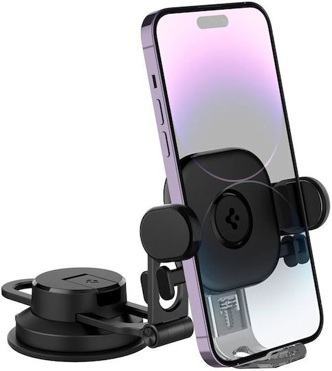 Spigen UTS35 Βάση Κινητού Αυτοκινήτου με Ρυθμιζόμενα Άγκιστρα Μαύρη