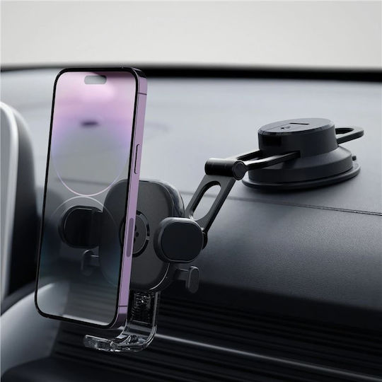 Spigen UTS35 Βάση Κινητού Αυτοκινήτου με Ρυθμιζόμενα Άγκιστρα Μαύρη