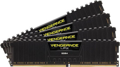 Corsair Vengeance LPX 64GB DDR4 RAM cu 4 module (4x16GB) și Viteză 3600 pentru Desktop