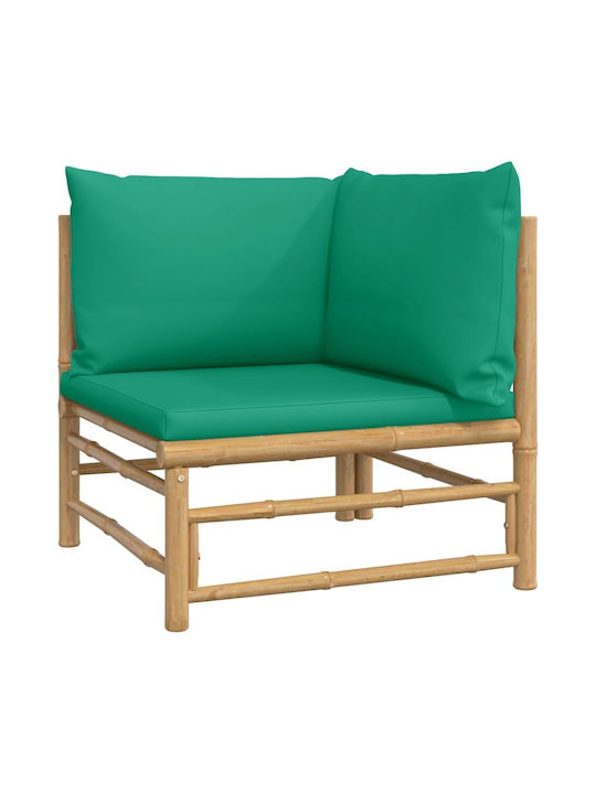 Garden & Outdoor Furniture Sets Living Room Set 6 Pieces Natural with Pillows