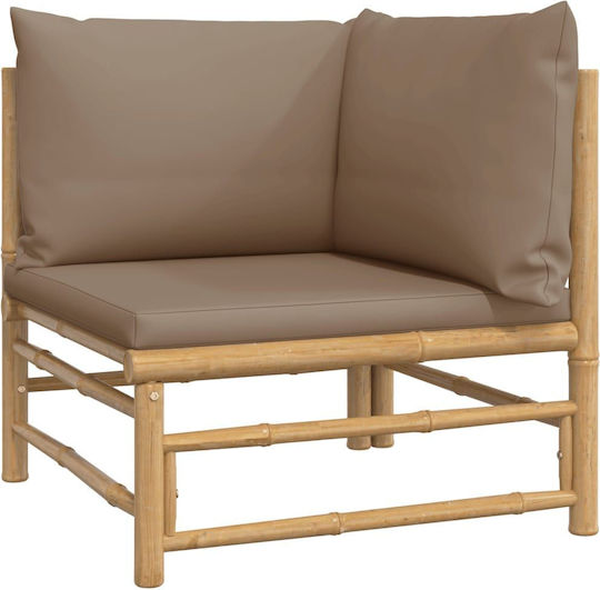 Garten- und Outdoor-Möbelsets 8 Stück Natürliche mit Kissen