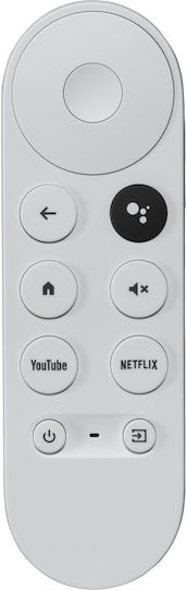 Google Smart TV Stick Chromecast with Google TV Full HD Bluetooth / Wi-Fi / HDMI Google Assistant Compatible Snow