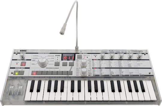 Korg Synthesizer MicroKORG Crystal με 37 Δυναμικά Πλήκτρα Διάφανο
