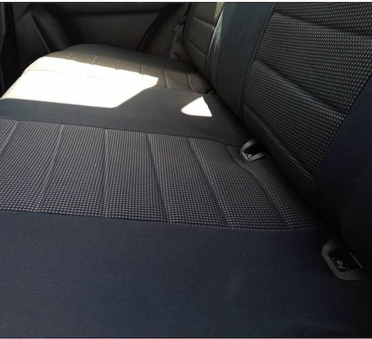 Autoline Set Autositzbezüge 12Stück Polyester Wrc Gray