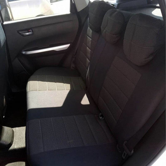 Autoline Set Autositzbezüge 12Stück Polyester Wrc Gray