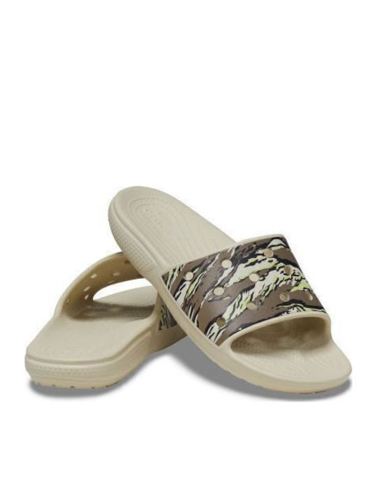 Men's Slides Beige