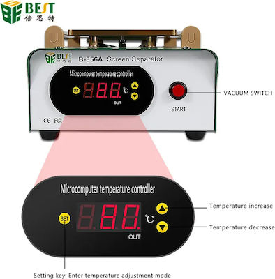 Best BST-856A Mașină de separare a ecranului pentru Service-ul de Telefonie Mobilă BST-856A