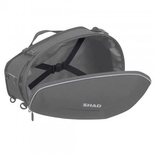 Shad XOSE48 Semirigid Σετ Σαμάρια Μοτοσυκλέτας 48lt σε Μαύρο Χρώμα