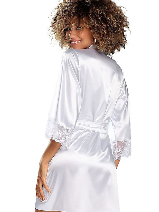 Bathrobe 179451 DKaren White DKaren Szlafrok Trixa White