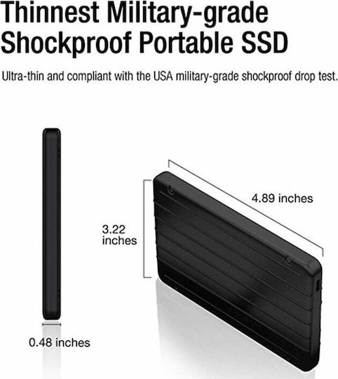 Silicon Power Bold PD75 Pro Case for Hard Drive 2.5" SATA III with Connection Type-C