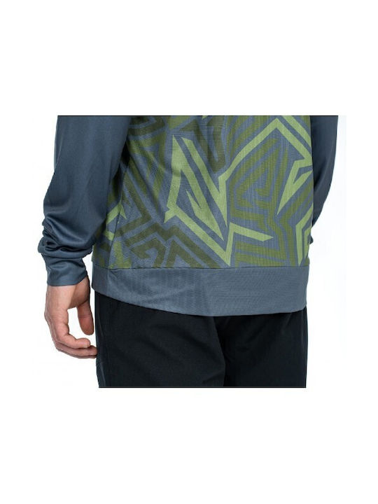 CUBE ATX Round Neck Jersey Ανδρική Μακρυμάνικη Μπλούζα Ποδηλασίας Πολύχρωμη