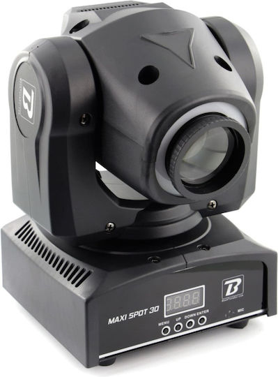 BoomToneDj Φωτορυθμικό Spot LED DMX με Ρομποτική Κεφαλή Maxi Spot 30 RGB