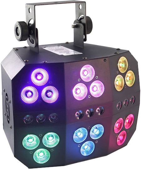 BoomToneDj Φωτορυθμικό Wash LED DMX 6 Pack Led Par RGBW