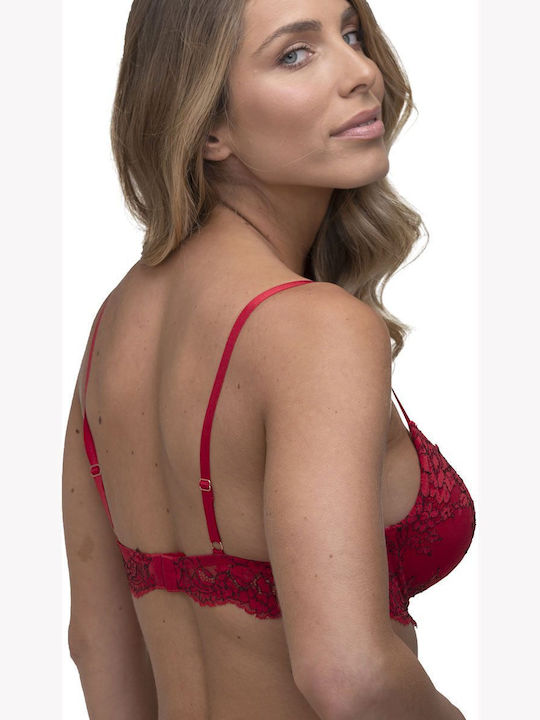 EMANUELA NG-23 01 -ladies bra B cup - Red