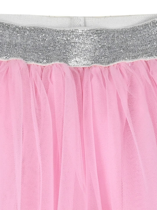 Kids' Tulle Tutu Skirt Monochrome Pink