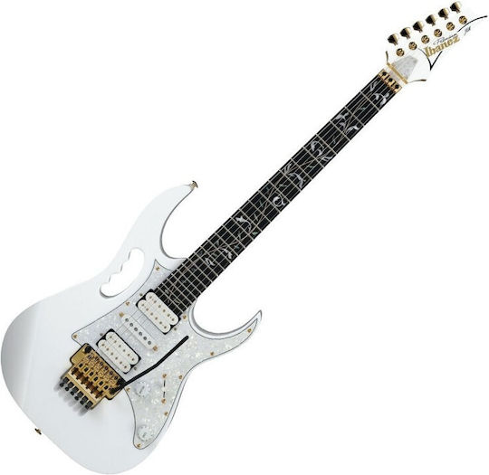 Ibanez JEM7VP Electric Guitar Stratocaster with HSH Pickup Configuration White