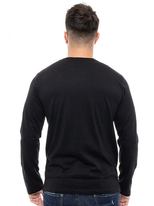 Biston Men's Long Sleeve Blouse Black