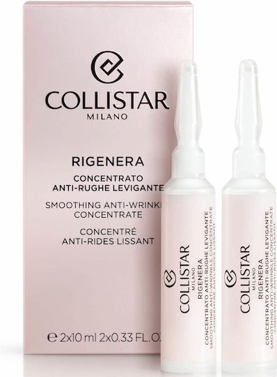 Collistar Rigenera Anti-Aging Serum Gesicht mit Hyaluronsäure 2x20ml