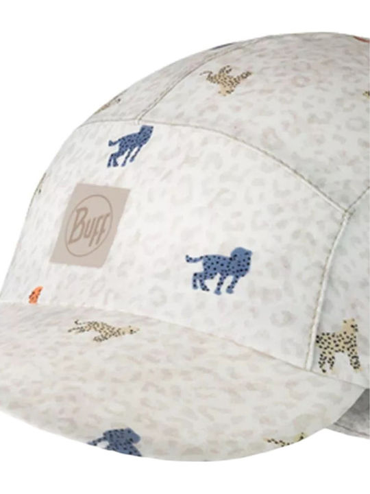 Buff Kids' Hat Jockey Fabric Beige