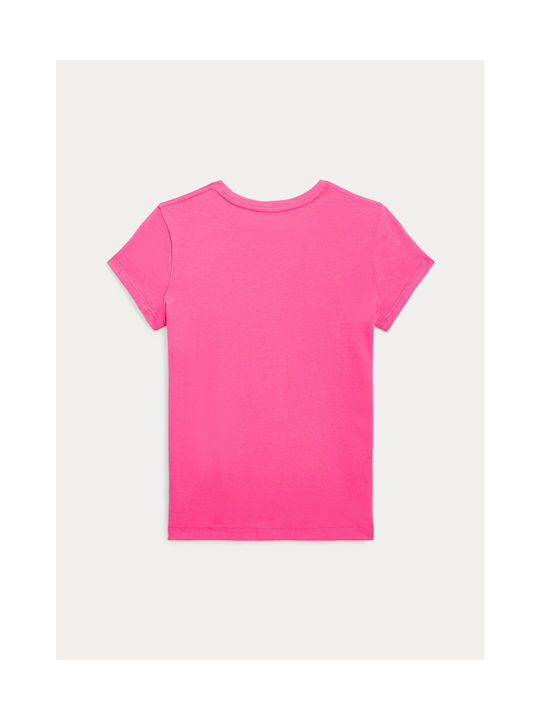 Ralph Lauren Kinder-T-Shirt Fuchsie