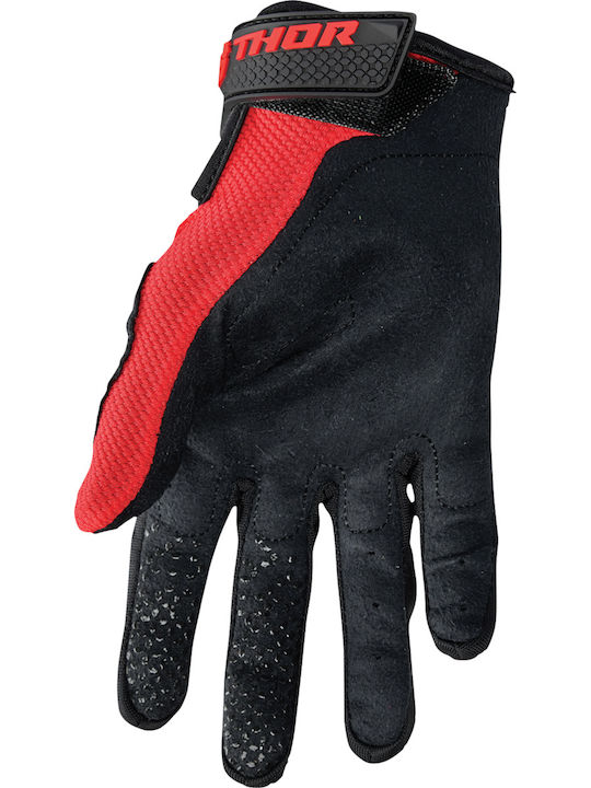 Thor Summertime Μotocross Gloves Red