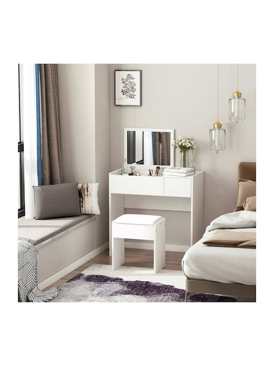 Wooden Makeup Dressing Table White xx