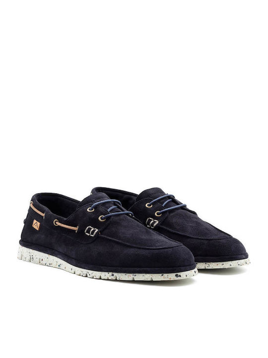 Men's Leather Boat Shoes Sand