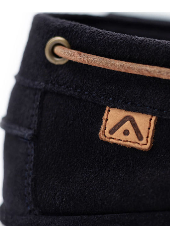 Men's Leather Boat Shoes Sand