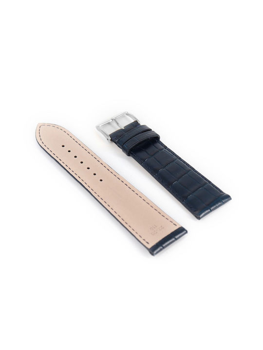 Rochet Charleston Leather Strap Navy Blue 18mm