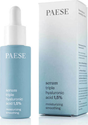 Paese Αnti-aging Face Serum Triple Acid 1,5% Suitable for All Skin Types with Hyaluronic Acid 30ml