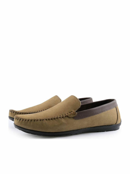 Men's Suede Moccasins Cigar