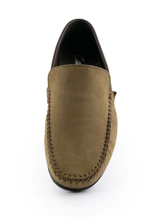 Gale Men's Suede Moccasins Cigar