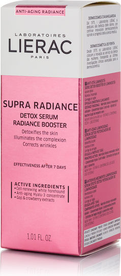 Lierac Supra Radiance Moisturizing & Anti-aging Booster Face for Detoxification & Radiance 30ml