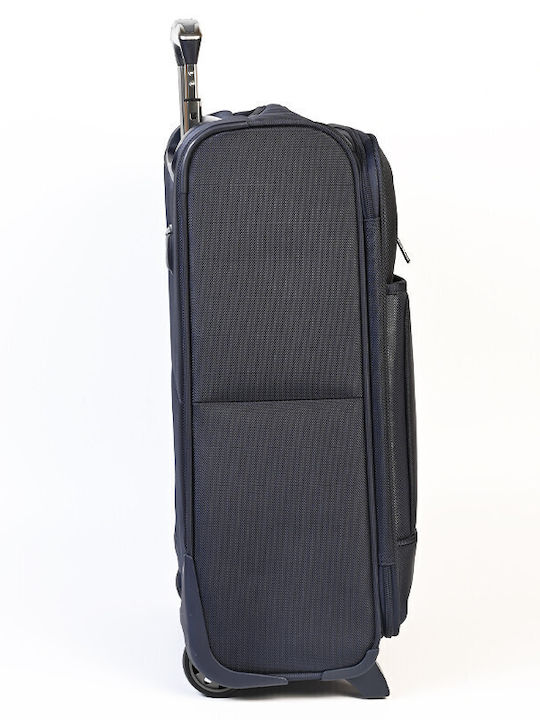 Airtex Paris 25456 Βαλίτσα Ταξιδίου Καμπίνας Υφασμάτινη Μπλε με 4 Ρόδες Ύψους 35εκ.