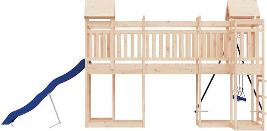 vidaXL Дървена Кула 362x585x238см. за 3+ години Години Кафяв