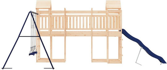 vidaXL Дървена Кула 362x585x238см. за 3+ години Години Кафяв