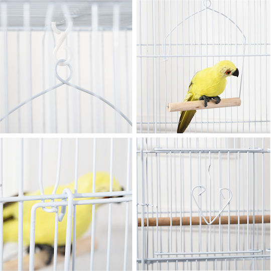 Pawhut Bird Cage 46.5x35.5x92cm.