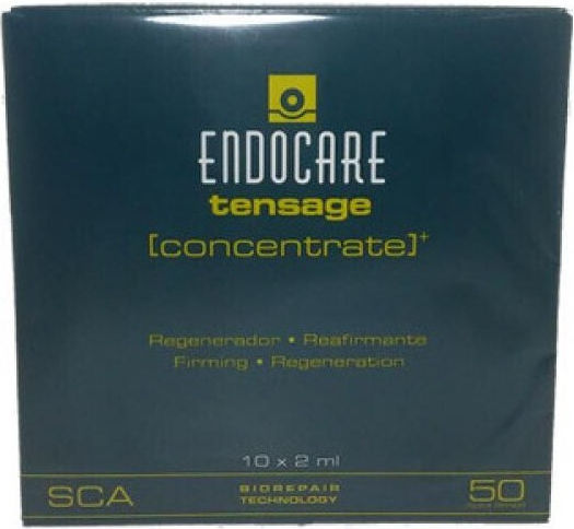 Cantabria labs Endocare Tendage Concentrate Ενυδατικό & Αντιγηραντικό Serum Προσώπου με Πεπτίδια για Αποτοξίνωση & Λάμψη 10x2ml