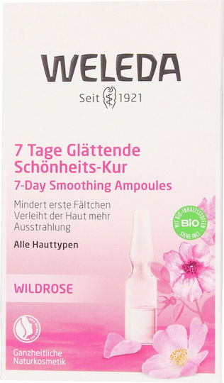 Weleda Wild Rose Αντιγηραντικό Serum Προσώπου 7x0.8ml