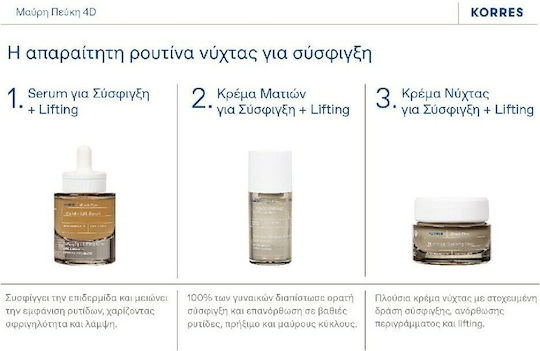 Korres Mavri Pefki Eye Rescue Eye Balm for Moisturizing Anti-Aging and Firming 15ml