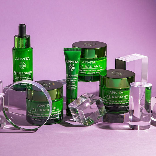Apivita Bee Radiant Cremă de Ochi pentru Anti-îmbătrânire și Cearcăne 15ml
