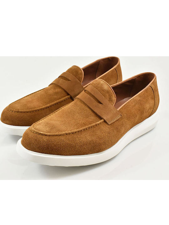 Mocasini barbati in Tabac maro Culori