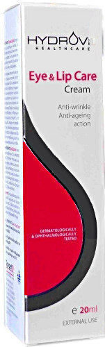 Target Pharma Hydrovit Augenbefeuchter & Lippencreme für Feuchtigkeitsspendend Anti-Aging Schwarze Kreise & Taschen 20ml
