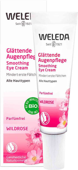 Weleda Wild Rose Околоочен Крем за Хидратация Против Стареене Торбички и Тъмни Кръгове 10ml
