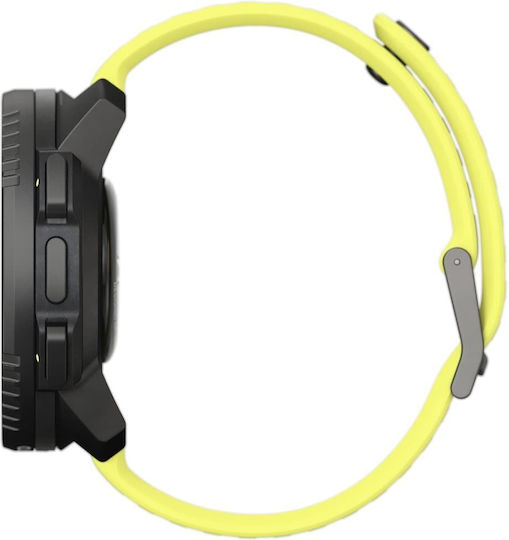 Suunto Vertical Stainless Steel 49mm Smartwatch with Heart Rate Monitor (Black Lime)